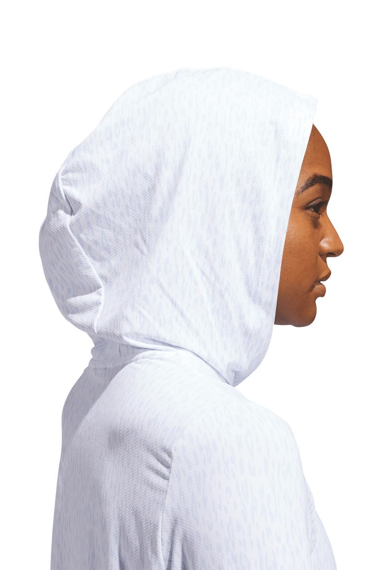 Allover Print Golf Hoodie, Alternate, color, CRYSTAL BLUE