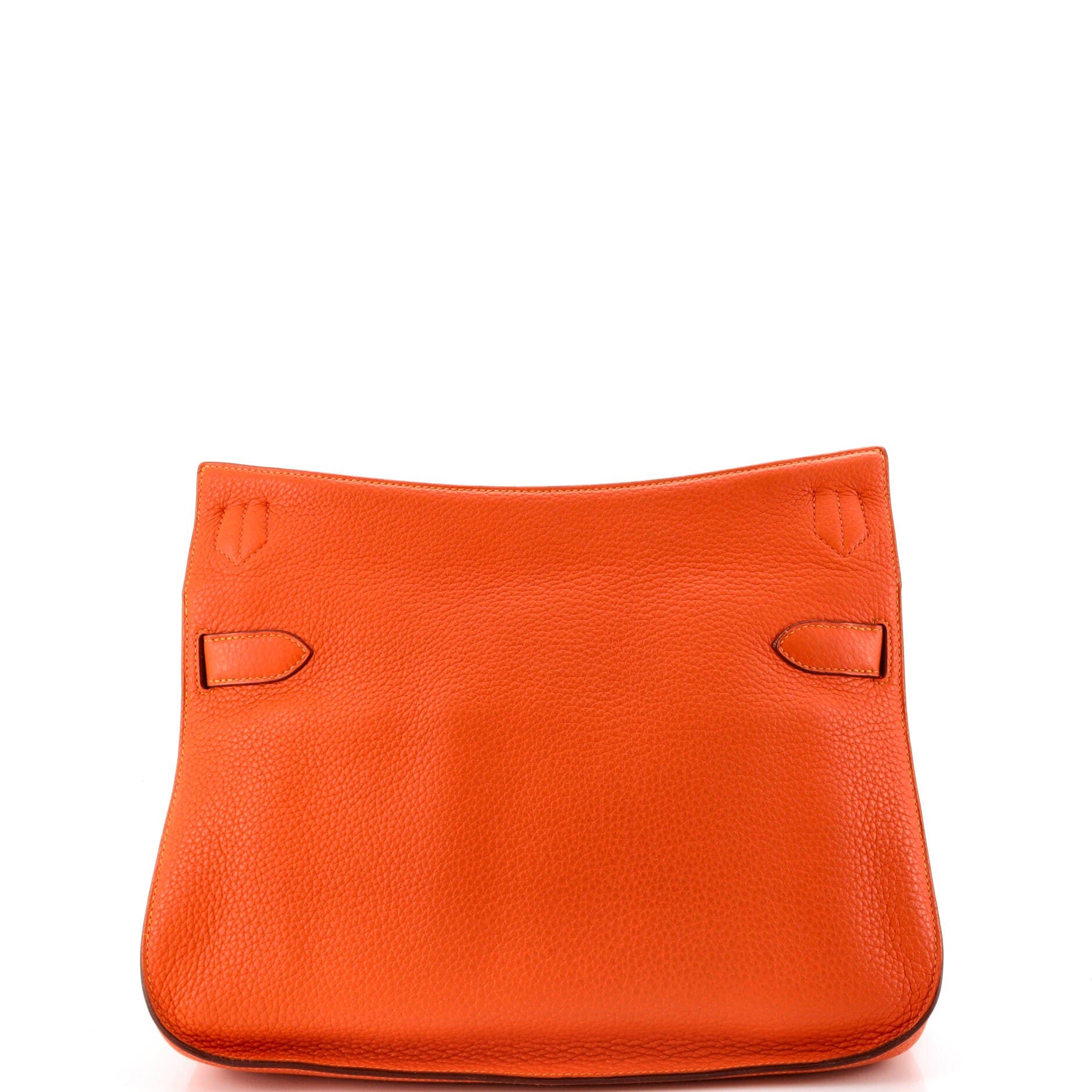 Pre-Owned Hermes Jypsiere Bag Clemence 34, Alternate, color, Feu/Moutarde