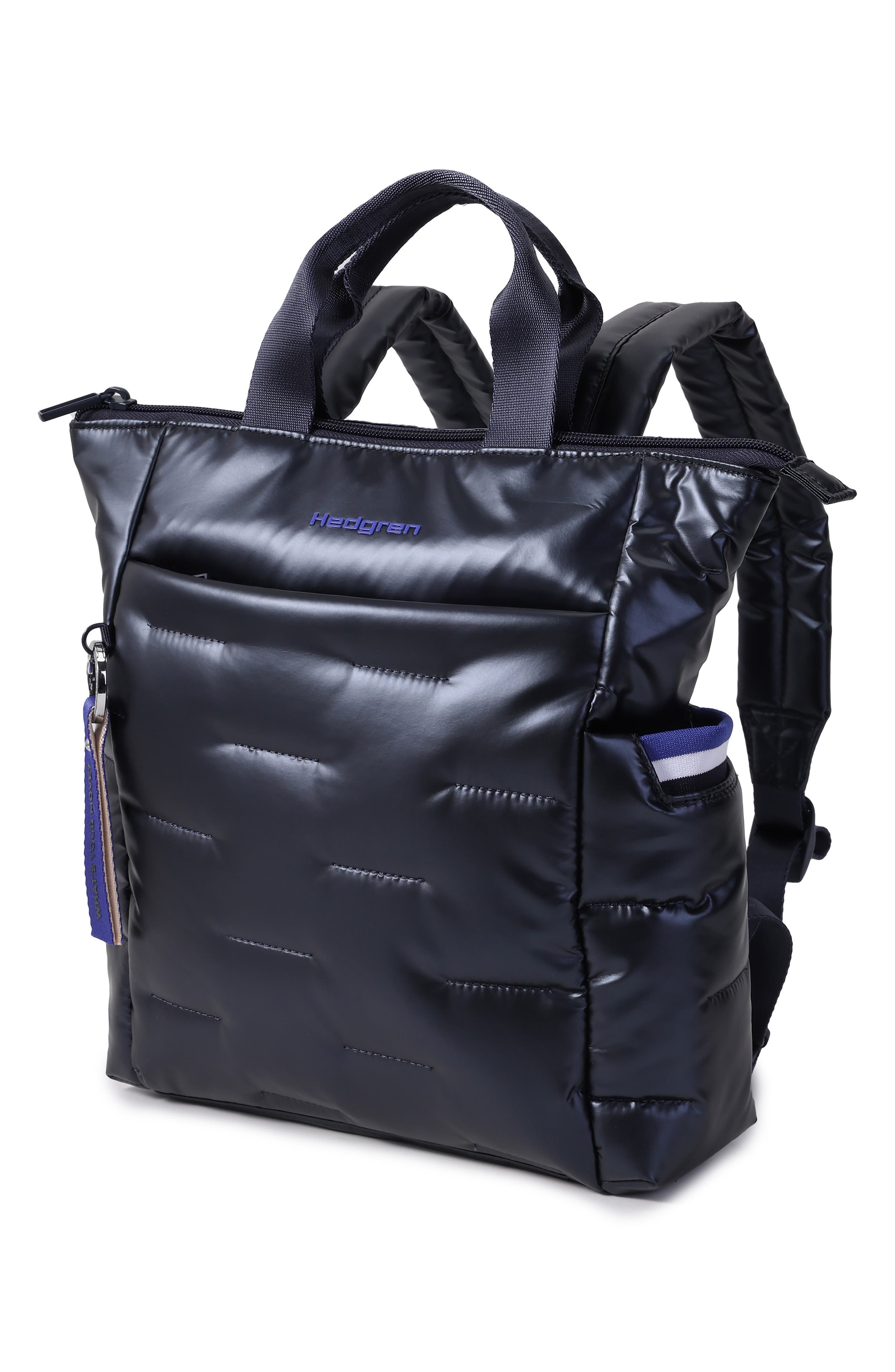 Comfy Water Repellent Backpack, Alternate, color, PEACOAT BLUE