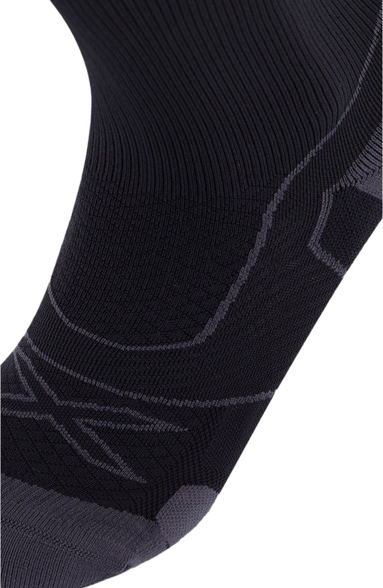 2XU Vectr Cushion Crew Socks, Alternate, color, Black/Titanium