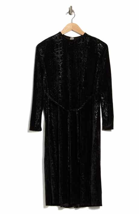 Long Sleeve Texture Knit Dress