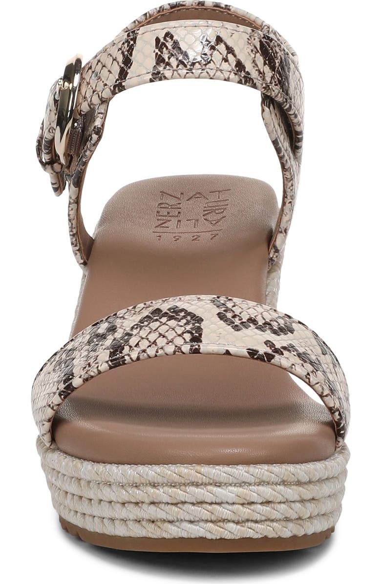 Naturalizer Stella Platform Wedge Sandal, Alternate, color, Beige Multi
