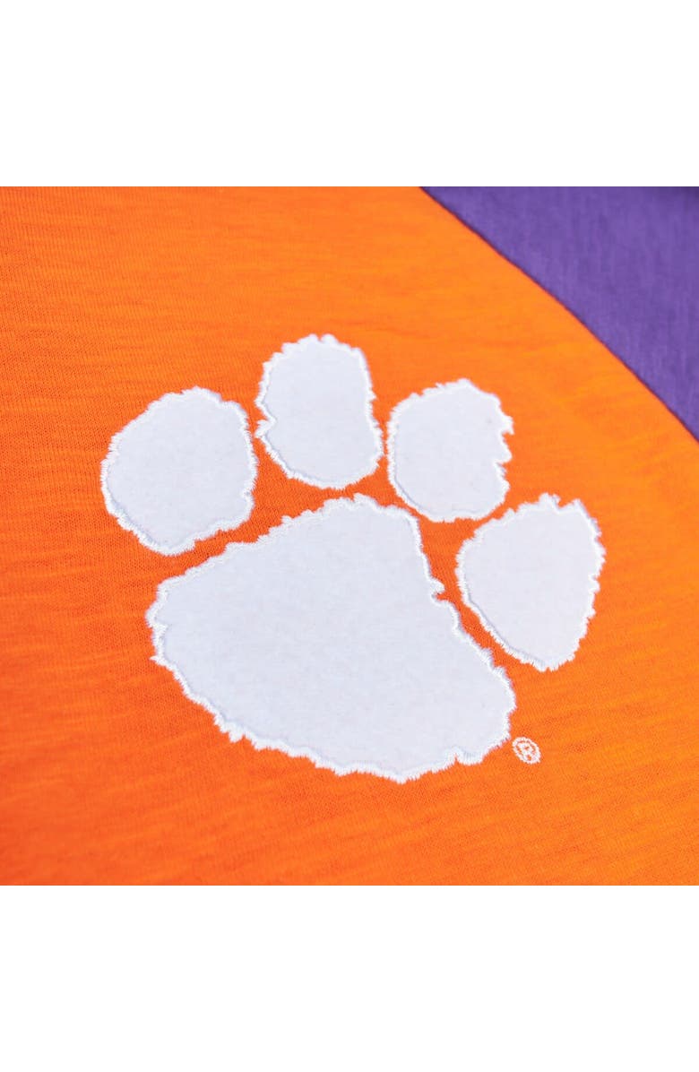 Mitchell & Ness Men's Mitchell & Ness Orange Clemson Tigers Legendary Slub Raglan Long Sleeve T-Shirt, Alternate, color, Orange