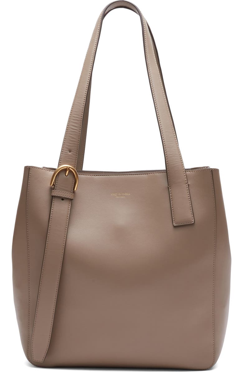 rag & bone Parker Leather Tote, Alternate, color, Clay