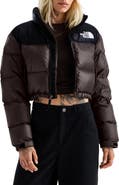 The North Face Nuptse Water Repellent 700 Fill Power Down Short Puffer Jacket
