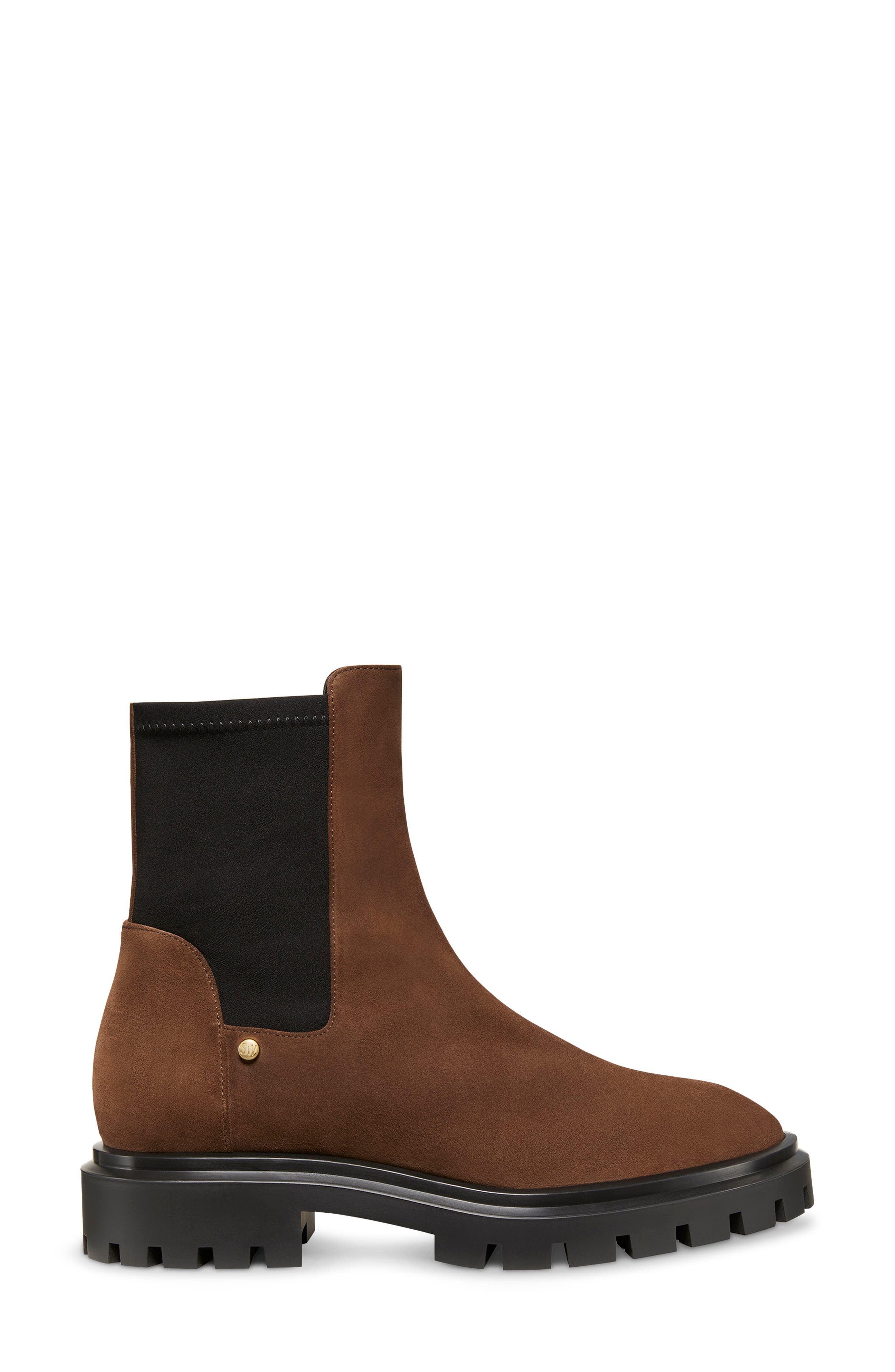 Ultra Lug City Chelsea Boot, Alternate, color, WALNUT/BLACK