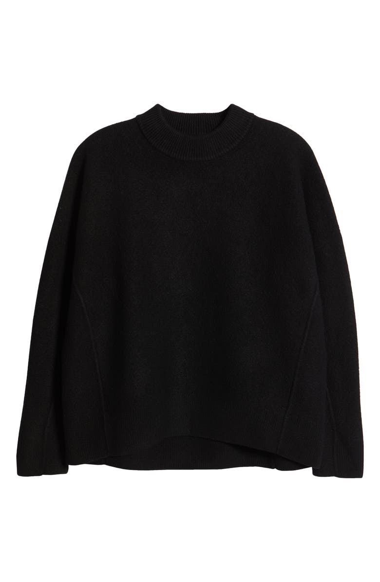 COS Oversize Boiled Wool Sweater, Alternate, color,