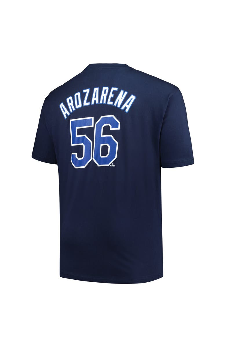 PROFILE Men's Randy Arozarena Navy Tampa Bay Rays Big & Tall Name & Number T-Shirt, Alternate, color, 