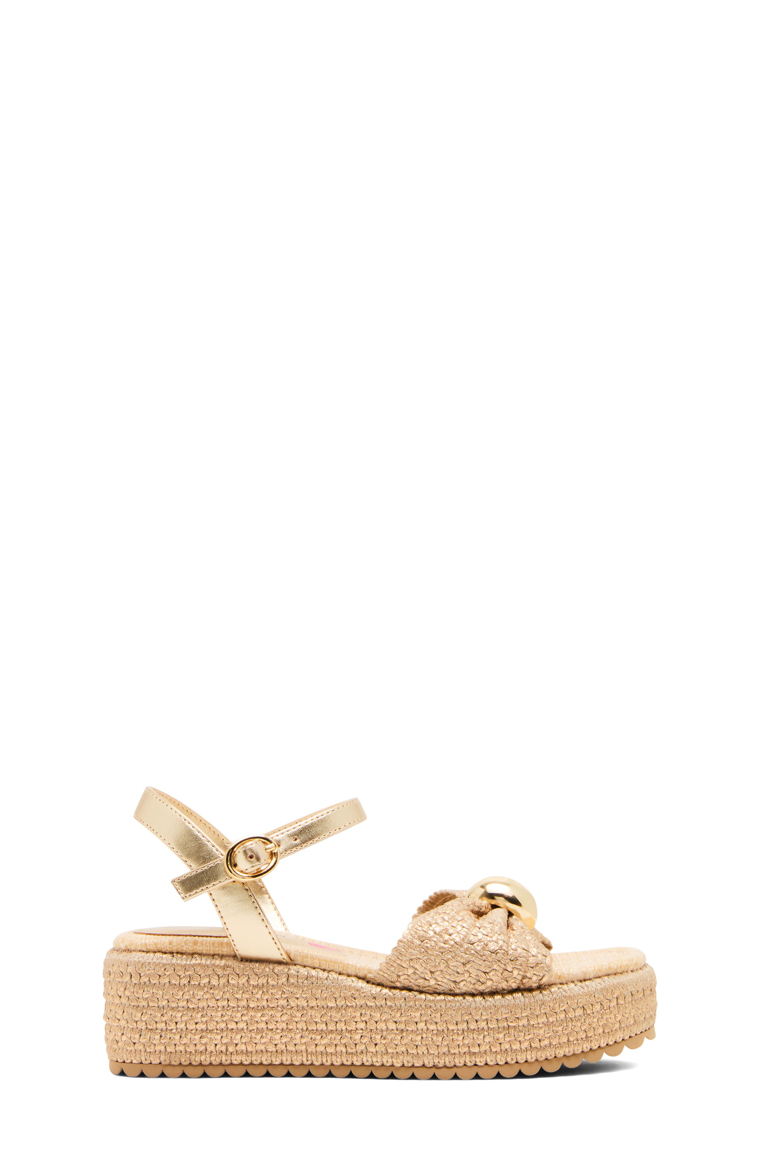 Kids' JChyna Espadrille Sandal, Alternate, color, GOLD