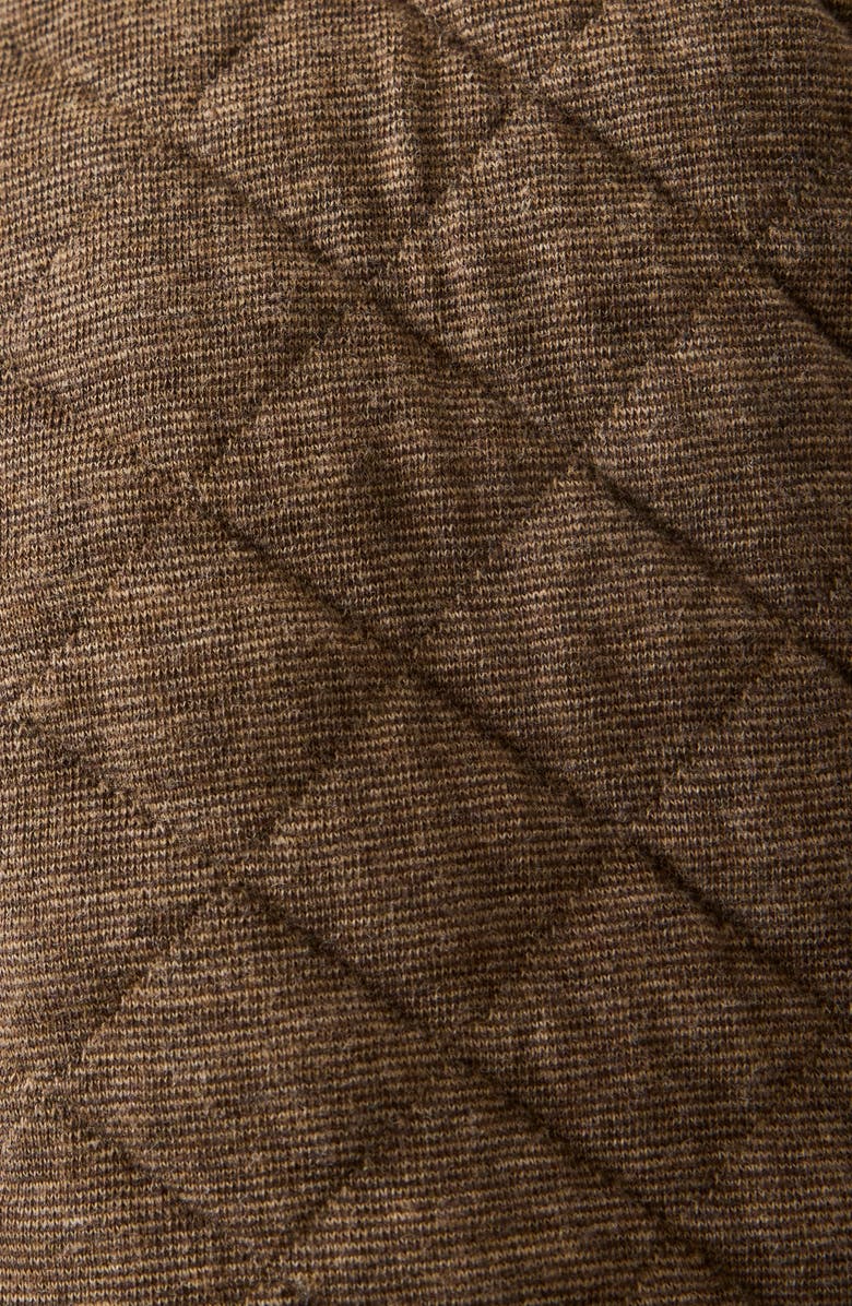 Faherty Epic Quilted Fleece Vest, Alternate, color, Mountain Branch Heather