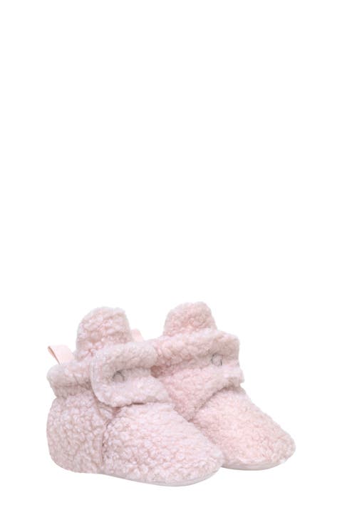 Faux Shearling Bootie (Baby)