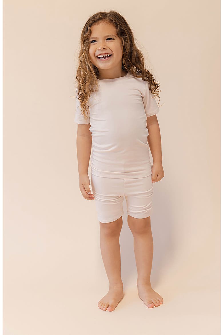 CloudBlend™ Two-Piece Short Pajamas, Alternate, color, SPARROW