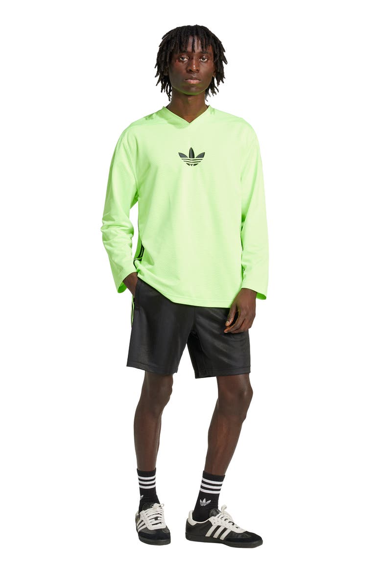 Adicolor Recycled Polyester Jacquard Shorts, Alternate, color, BLACK/SIGG