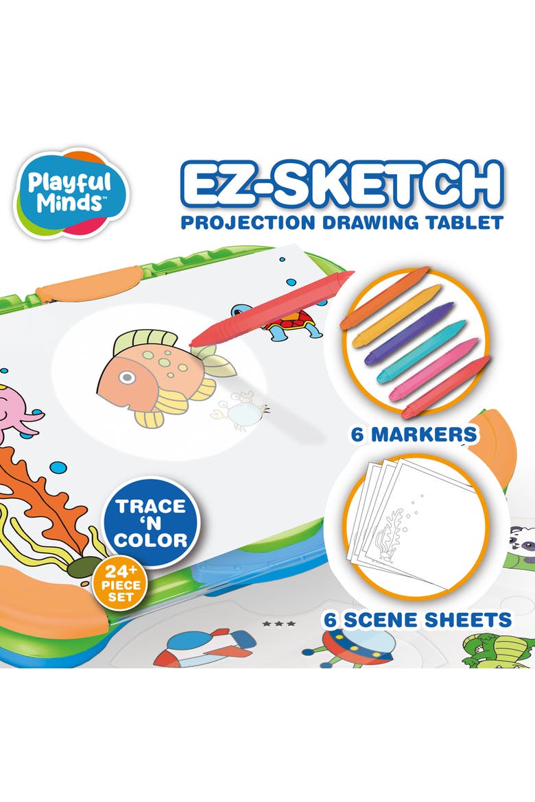 Ez Sketch Projector Drawing Tablet Trace and Color, Alternate, color, Multicolored