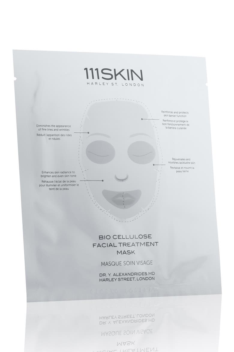 Bio Cellulose Facial Treatment Mask, Alternate, color, NO COLOR