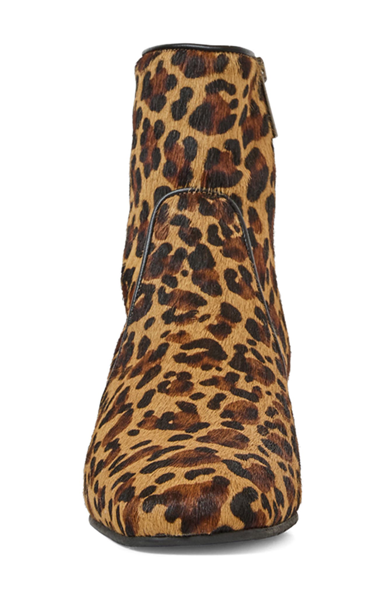Aquatalia Siella Weatherproof Genuine Calf Hair Bootie, Alternate, color, Leopard Haircalf
