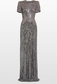 Jenny Packham Serenity Sequin-Embellished Gown