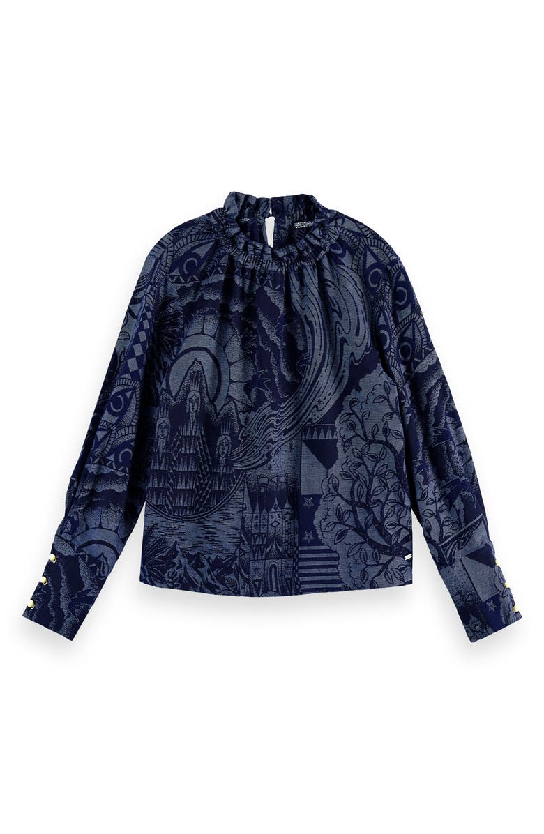 Scotch & Soda Jacquard Top, Alternate, color,