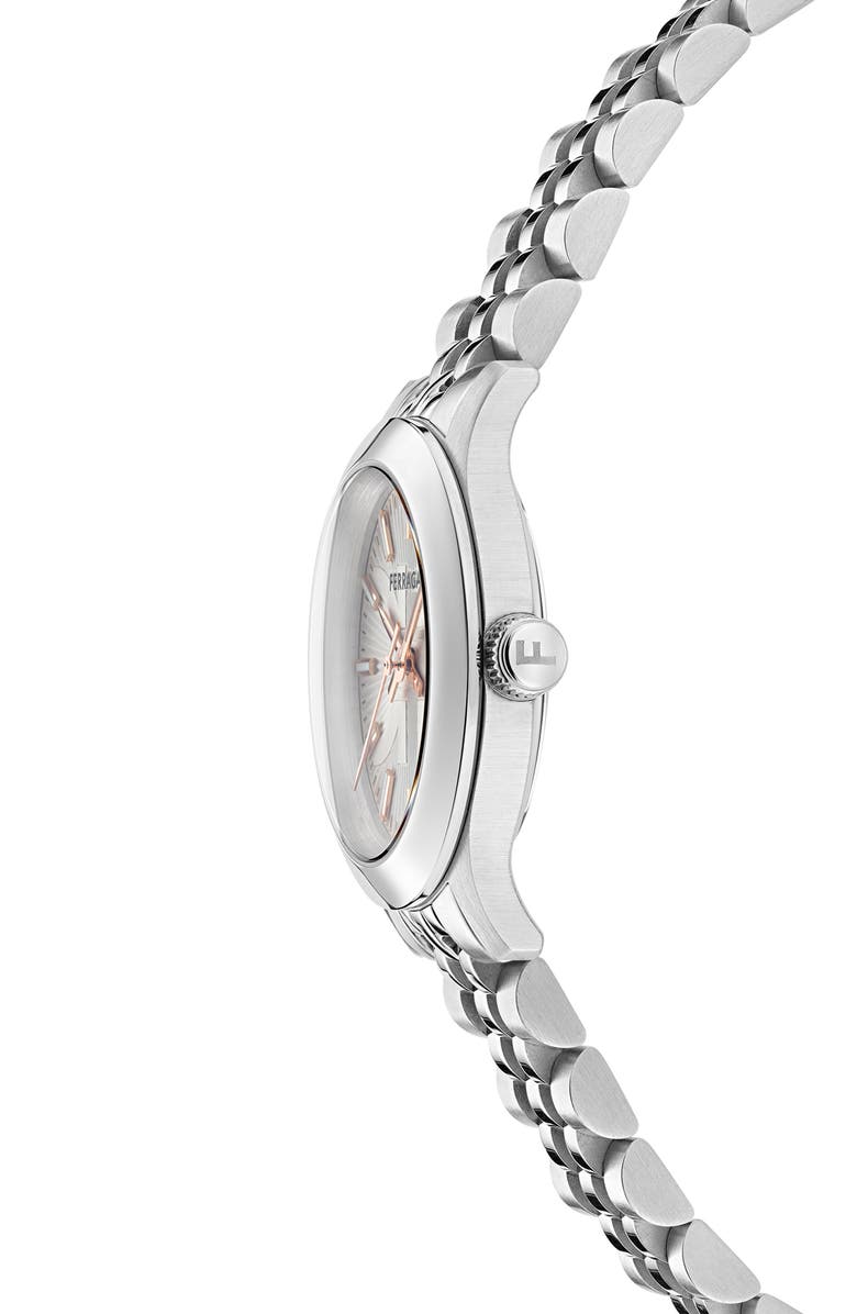 FERRAGAMO Duo Bracelet Watch, 28mm, Alternate, color, Stainless Steel