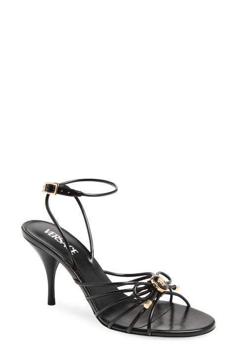 Opera Bow Strappy Ankle Strap Sandal (Women)