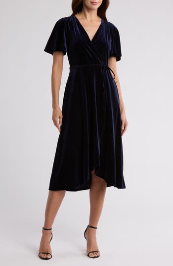 Vince camuto velvet fashion dress