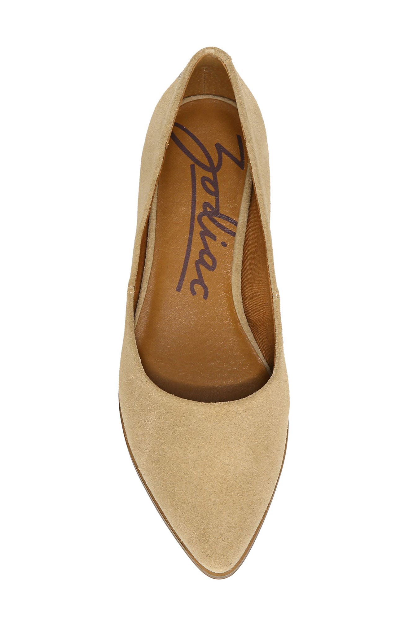 Hill Pointy Toe Flat, Alternate, color, SAND