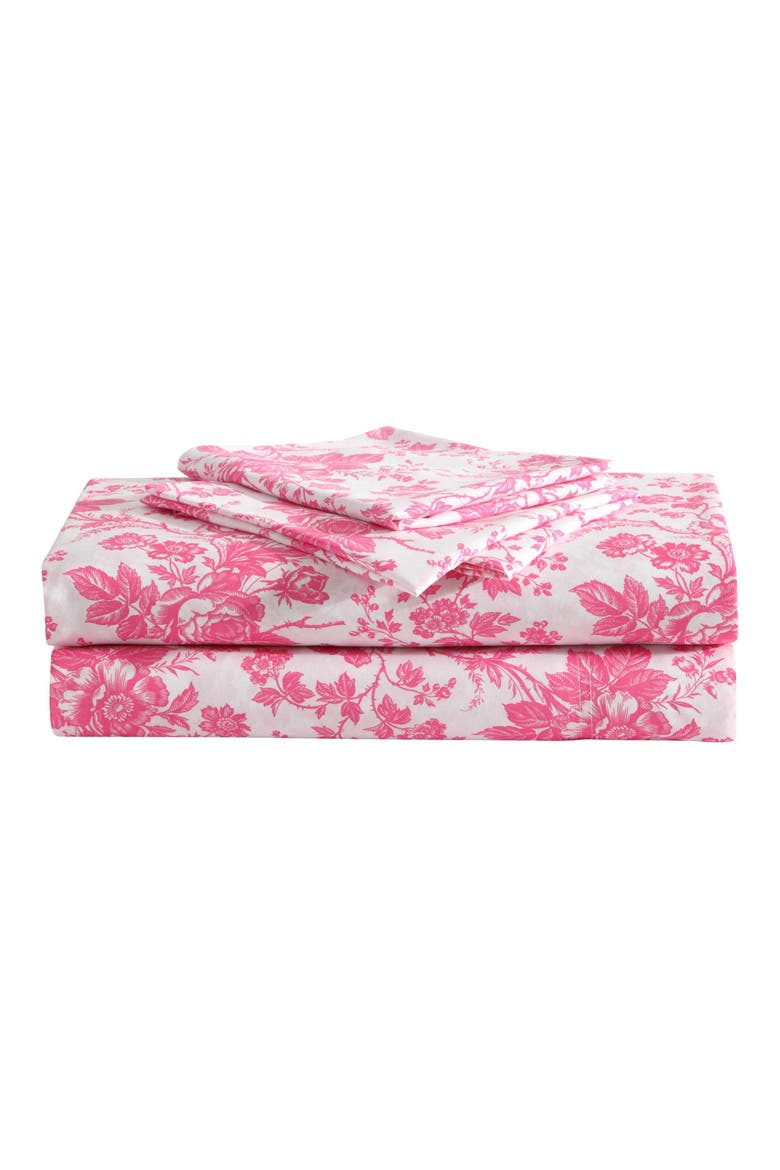 Toile Sheet Set, Main, color, PINK