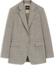 BOSS Jemma One-Button Blazer