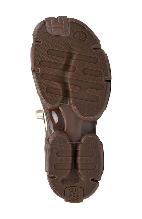 Camperlab Tossu Mixed Media Sneaker In Brown Multi