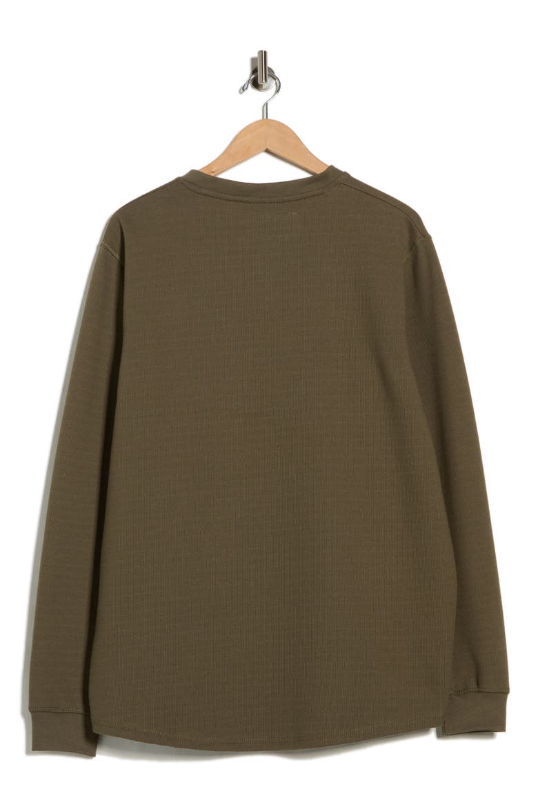 Farle Knit Henley, Alternate, color, OLIVE