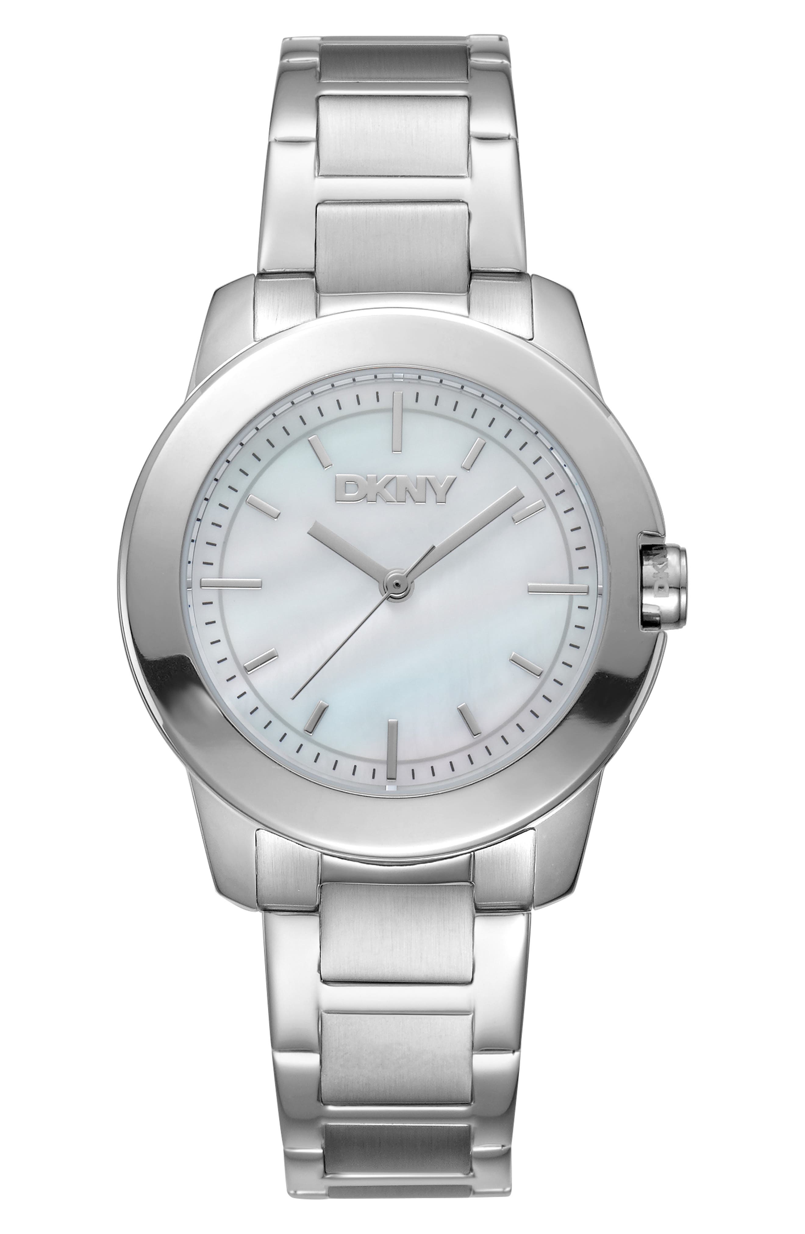 Three Hand Quartz Bracelet Watch, 32mm