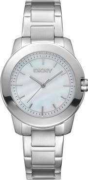 DKNY Three Hand Quartz Bracelet Watch, 32mm