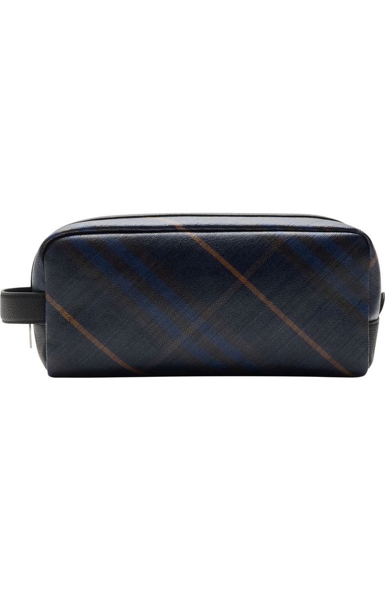 Burberry Check Dopp Kit, Main, color,