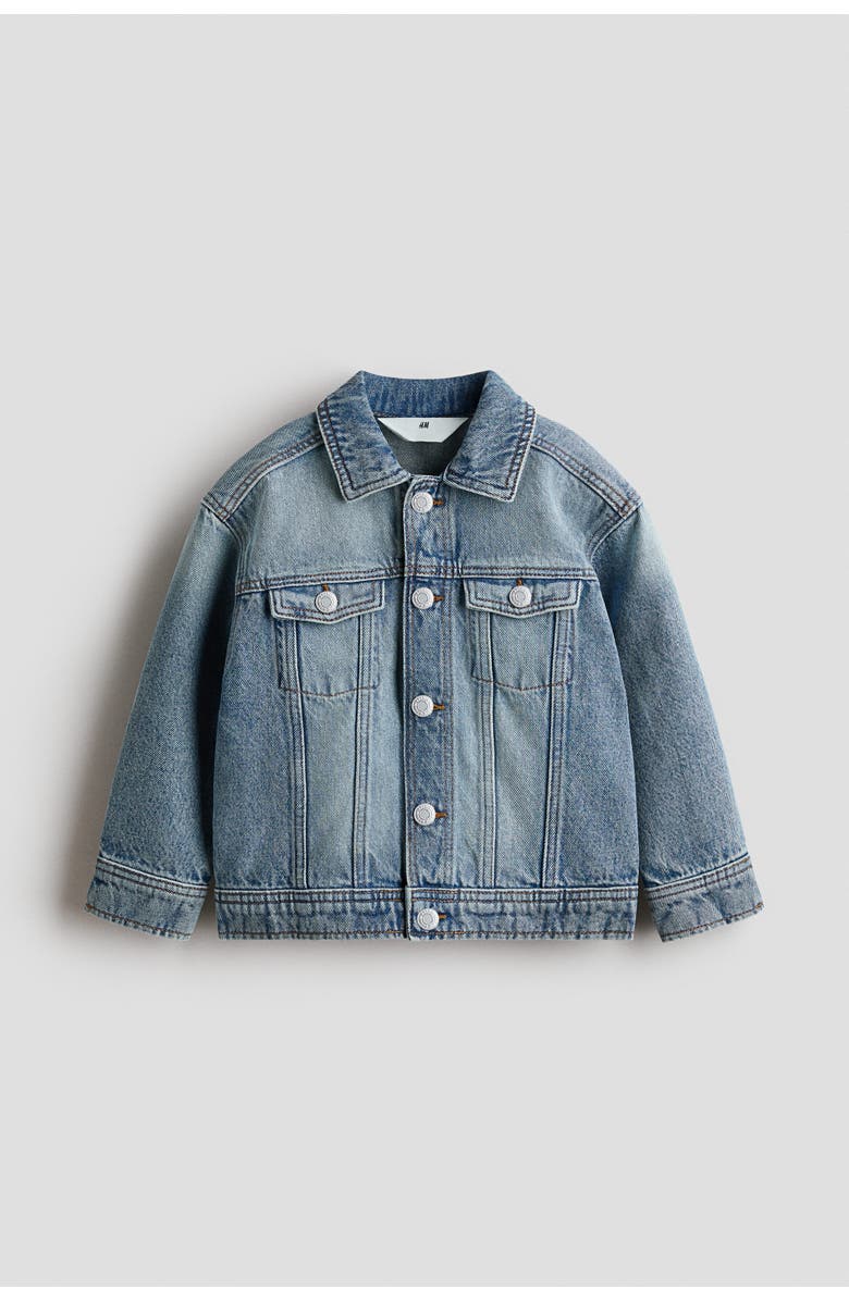 H&M Denim Jacket, Main, color, Light Denim Blue