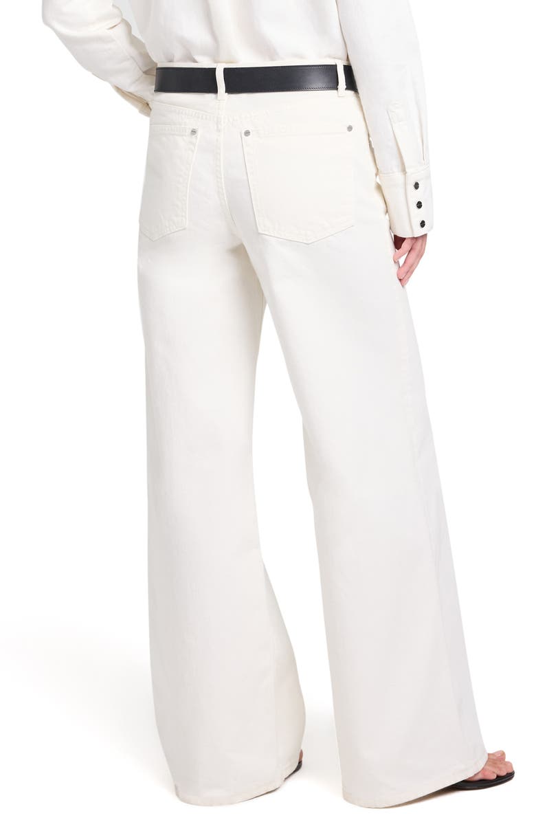 TWP Tiny Dancer Mid Rise Wide Leg Jeans, Alternate, color, White