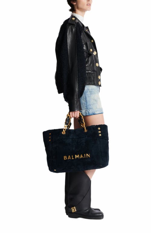 Balmain 1945 Soft Terry Tote Bag