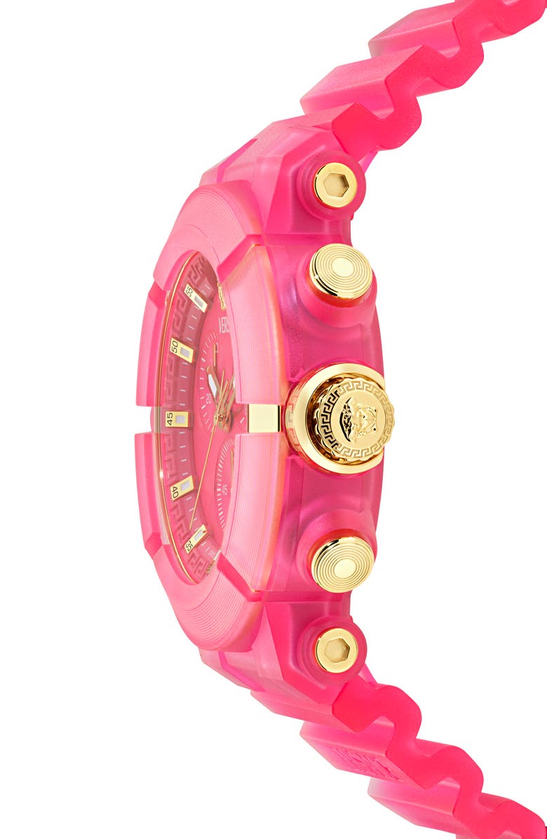 Versace Real Active Chronograph Bracelet Watch, 45mm, Alternate, color, 