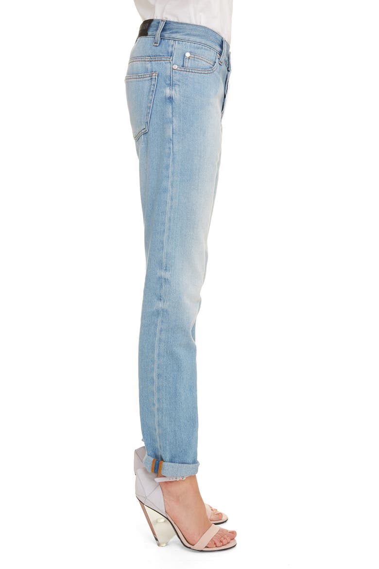 Straight Fit Jeans, Alternate, color, BLEU JEAN