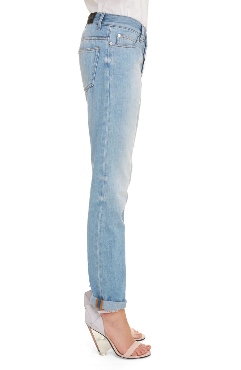 Balmain Straight Fit Jeans, Alternate, color, 