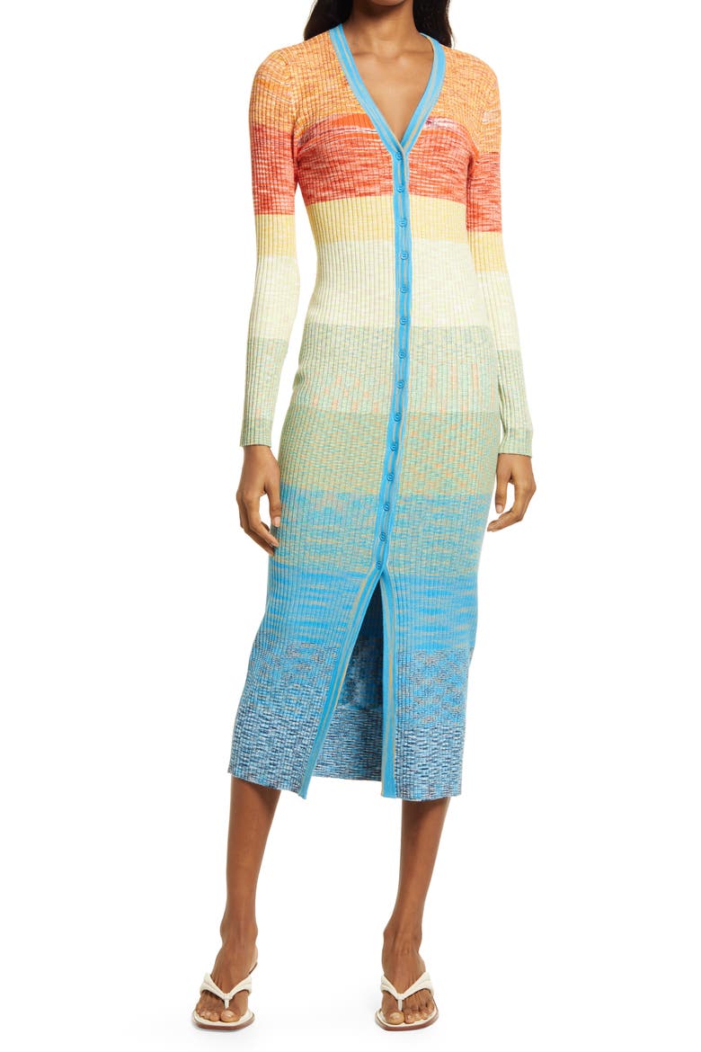 Shoko Longline Cardigan, Main, color, RAINBOW MULTI