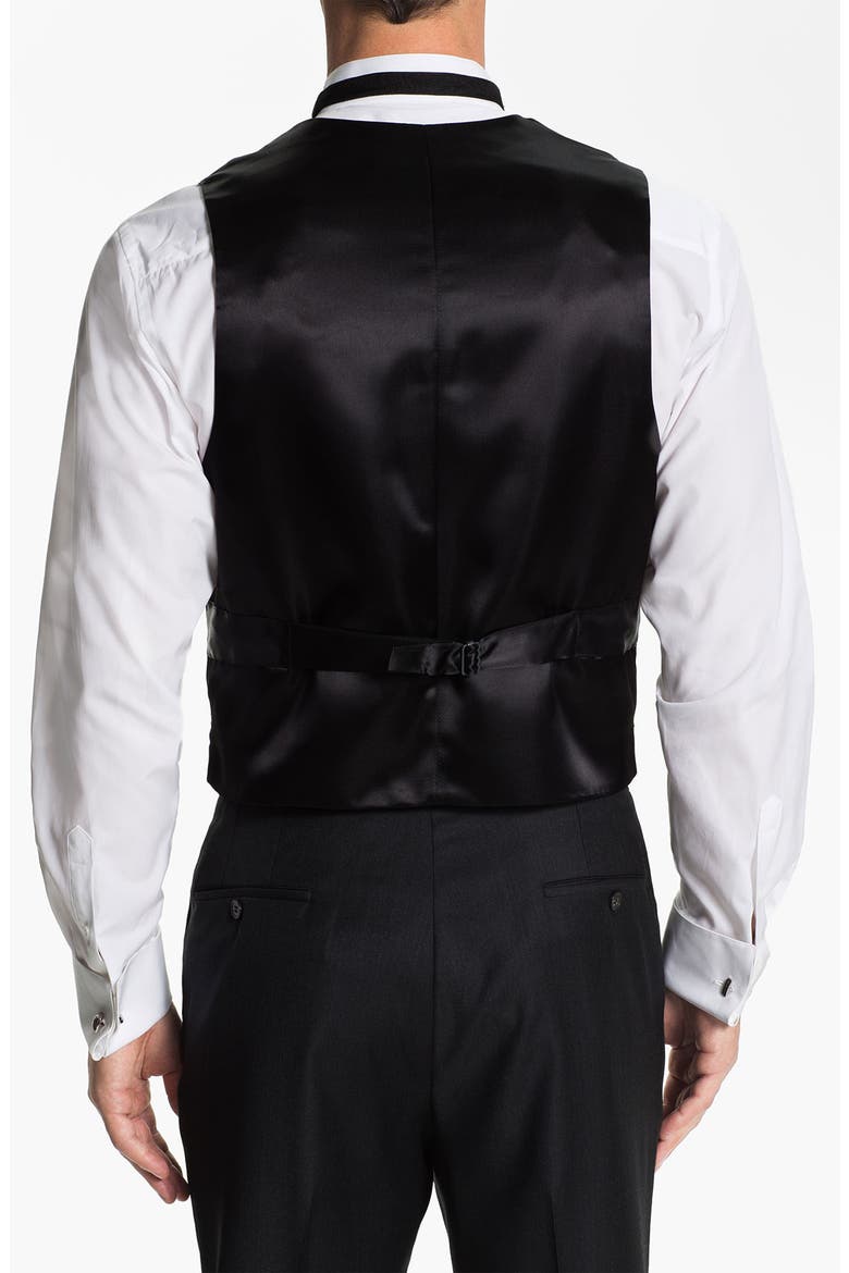 Silk Vest, Alternate, color, BLACK SATIN