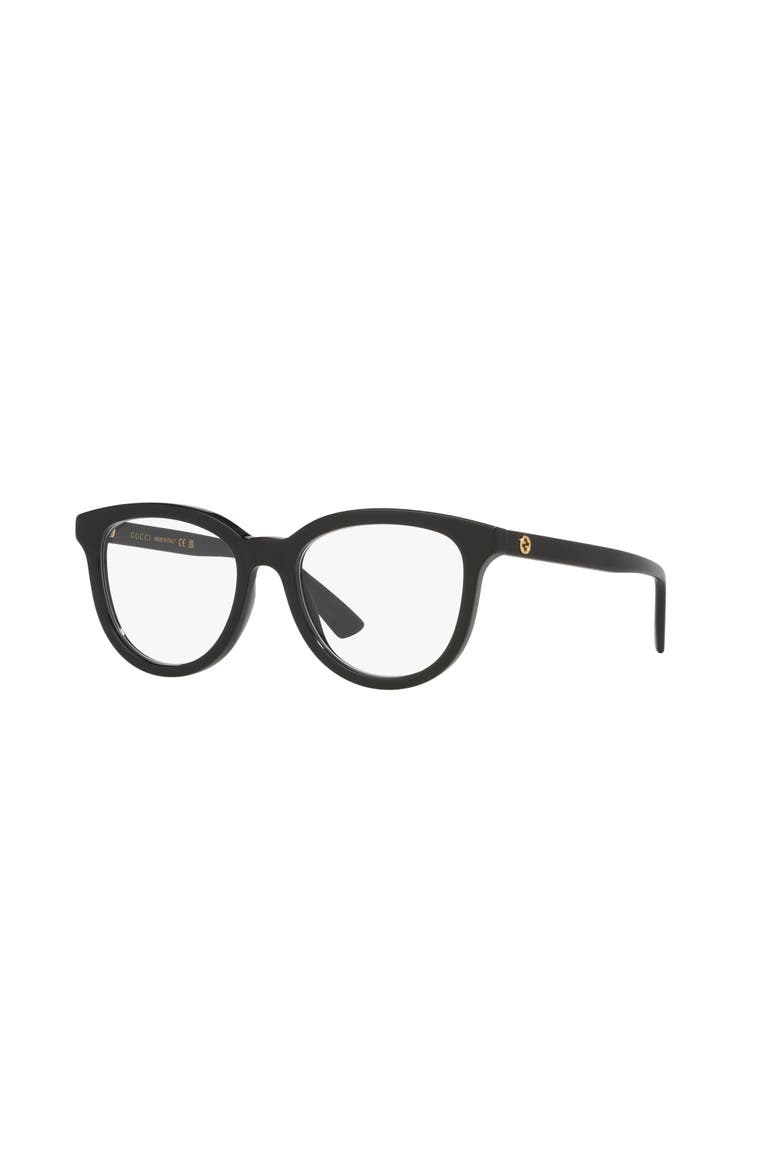 52mm Cat Eye optical glasses, Main, color, Black