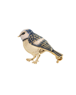 Fable England Enamel Blue Tit Brooch