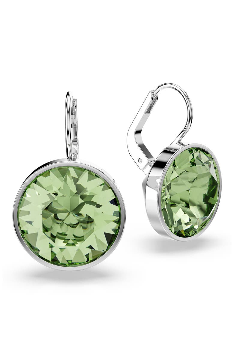 Bella Drop Earrings, Main, color, GREEN