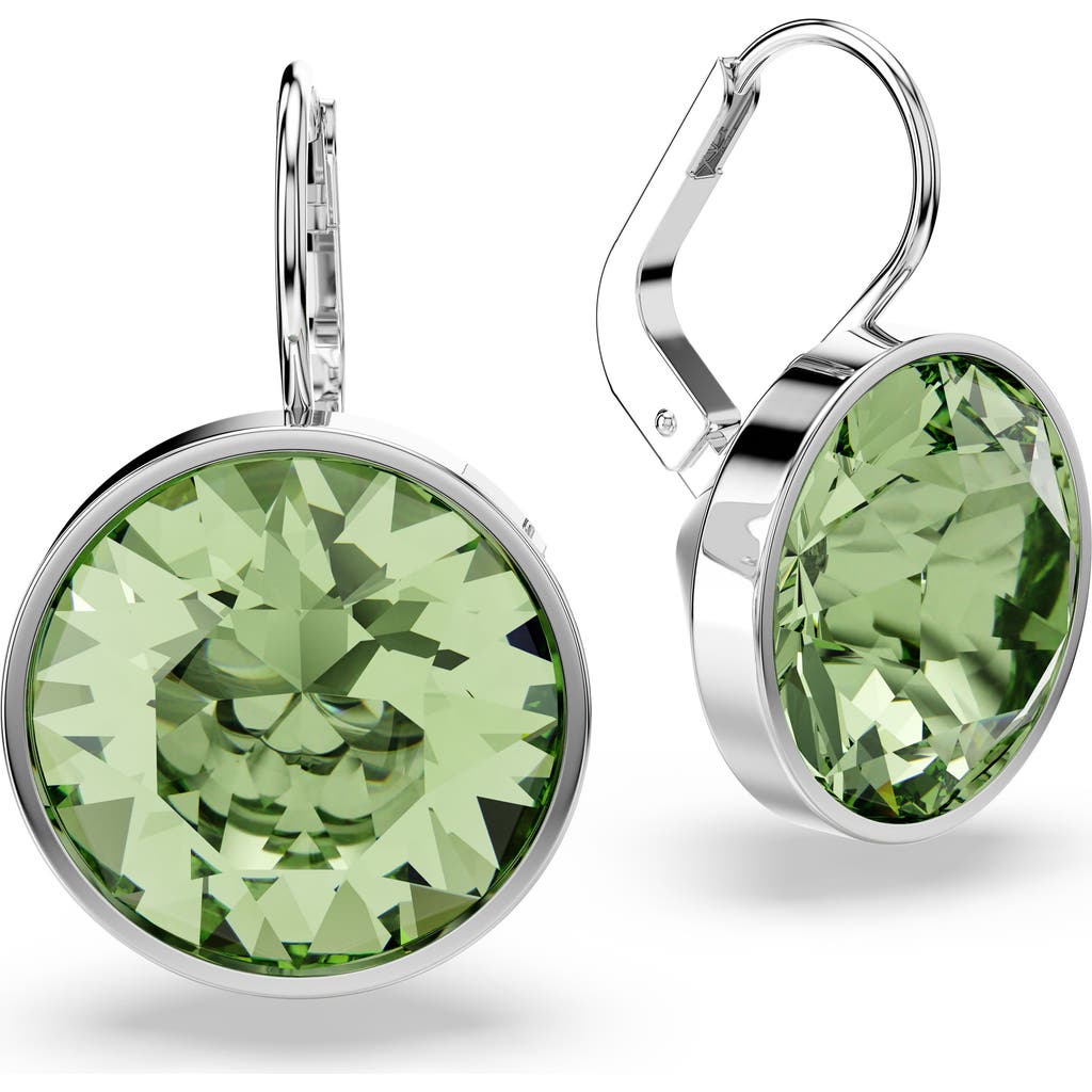 Swarovski Bella Drop Earrings In Green
