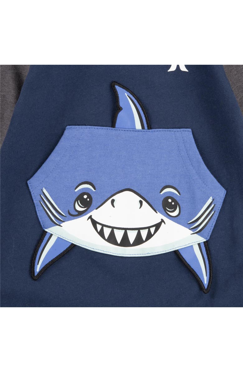 Hurley Shark Hooded Coverall, Alternate, color, Bcanight F