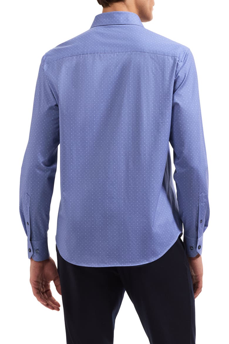 James OoohCotton® Geo Print Button-Up Shirt, Alternate, color, ORCHID