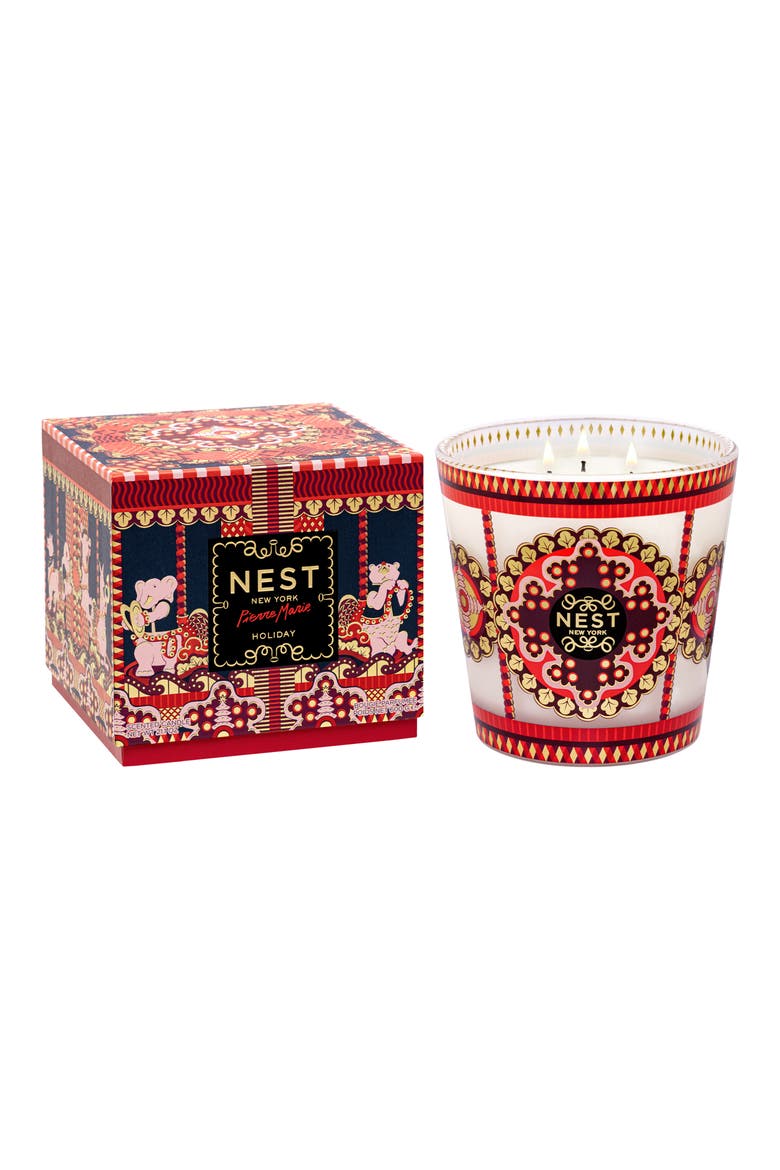 x Pierre Marie Holiday 3-Wick Candle (Limited Edition), Main, color, NO COLOR