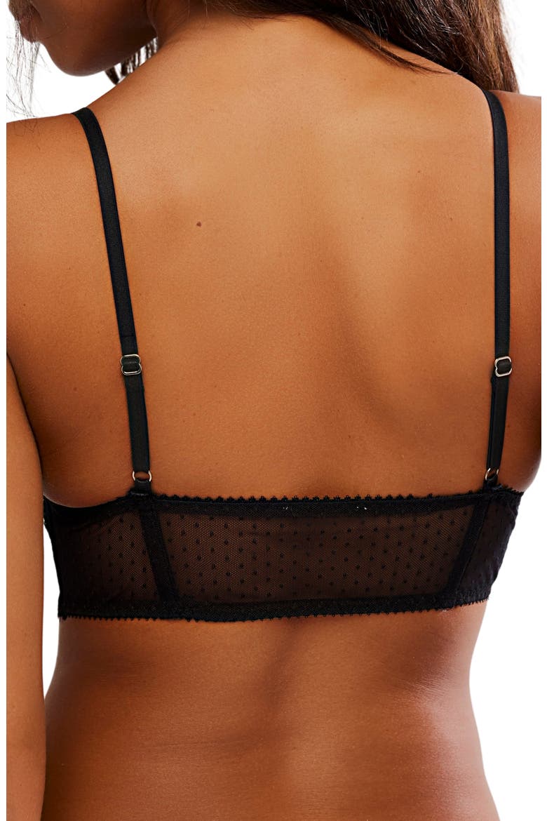 Intimately FP Fiona Longline Bralette, Alternate, color, BLACK