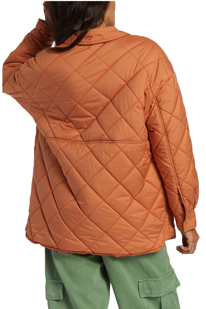 Transport Water Resistant Snap-Up Shacket, Alternate, color, SUNBURNT